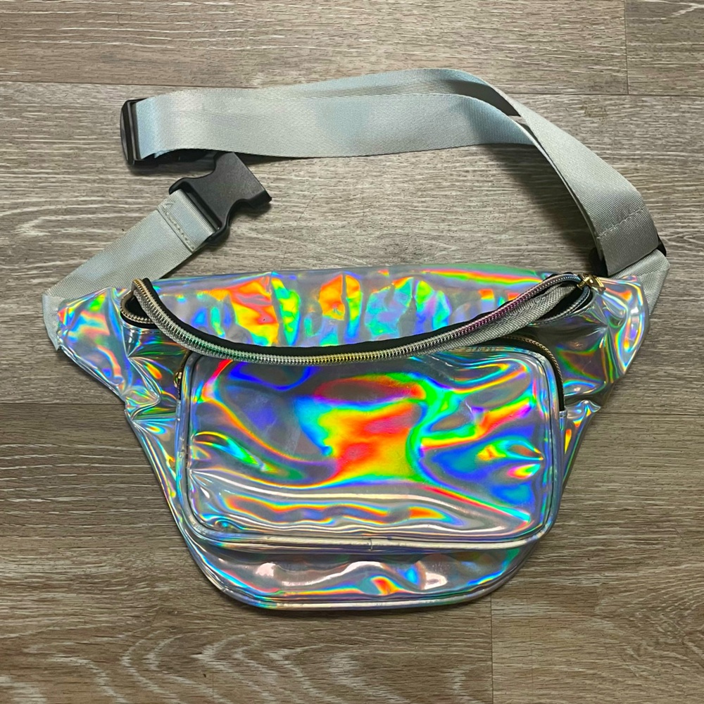 Fanny Pack clear iridescent
